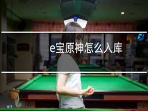 e宝原神怎么入库