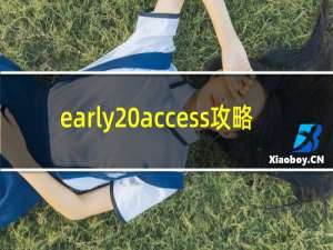 early access攻略