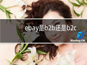 ebay是b2b还是b2c
