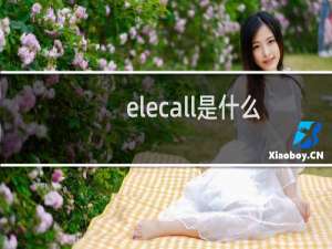 elecall是什么品牌（elegbacae品牌的中文名是什么）