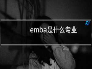 emba是什么专业