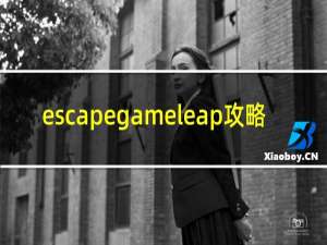 escapegameleap攻略