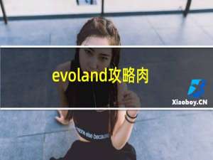 evoland攻略肉