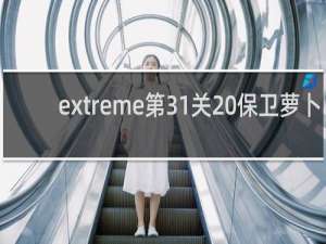 extreme第31关 保卫萝卜