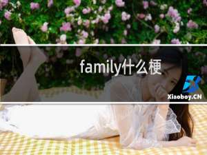 family什么梗