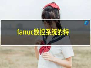 fanuc数控系统的特点