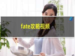 fate攻略视频