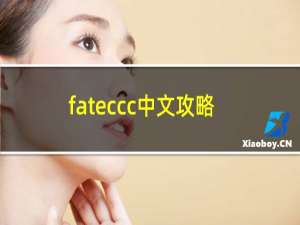 fateccc中文攻略