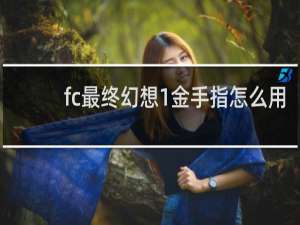 fc最终幻想1金手指怎么用