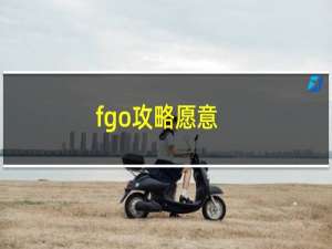 fgo攻略愿意