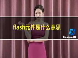 flash元件是什么意思