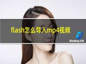 flash怎么导入mp4视频
