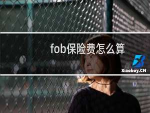 fob保险费怎么算