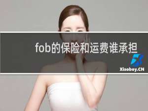 fob的保险和运费谁承担
