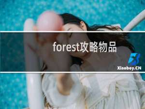 forest攻略物品