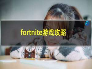 fortnite游戏攻略