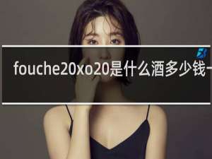 fouche xo 是什么酒多少钱一瓶