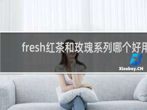 fresh红茶和玫瑰系列哪个好用