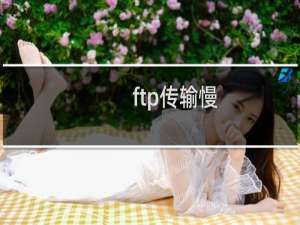 ftp传输慢，甚至上传不了