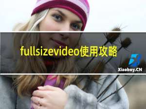 fullsizevideo使用攻略