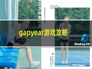 gapyear游戏攻略