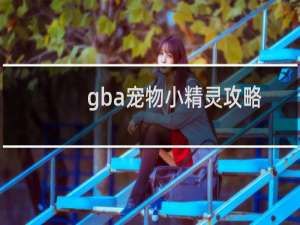 gba宠物小精灵攻略