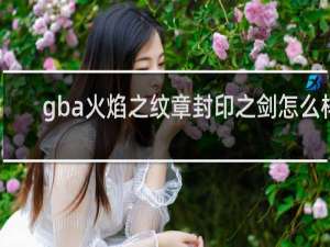 gba火焰之纹章封印之剑怎么样