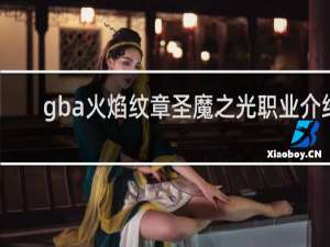 gba火焰纹章圣魔之光职业介绍