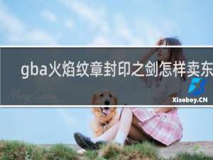 gba火焰纹章封印之剑怎样卖东西