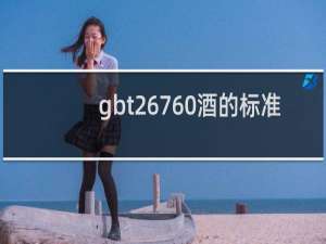 gbt26760酒的标准