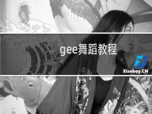 gee舞蹈教程