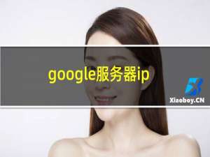 google服务器ip地址