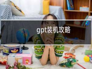 gpt装机攻略