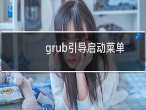 grub引导启动菜单的特点