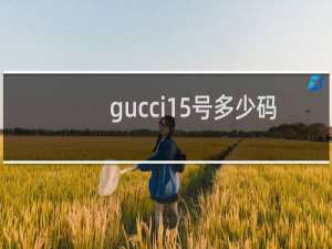 gucci15号多少码