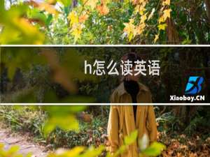h怎么读英语