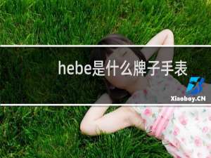 hebe是什么牌子手表