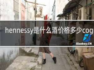 hennessy是什么酒价格多少cognac