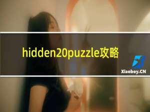 hidden puzzle攻略