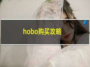 hobo购买攻略