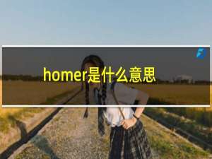 homer是什么意思