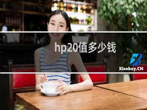 hp 值多少钱
