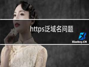 https泛域名问题-云服务器问题