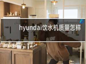 hyundai饮水机质量怎样