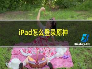 iPad怎么登录原神