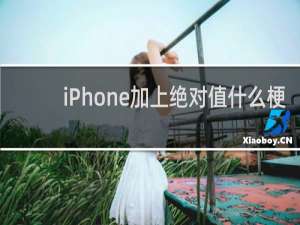 iPhone加上绝对值什么梗