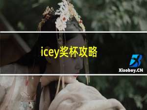 icey奖杯攻略