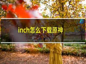 inch怎么下载原神