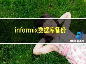 informix数据库备份