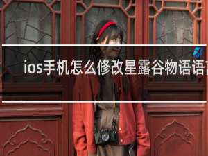 ios手机怎么修改星露谷物语语言